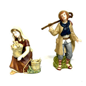 KINKADE NATIVITY Hawthorne Village FAITHFUL WAYFARER & THIRST NO MORE w/ COA NEW